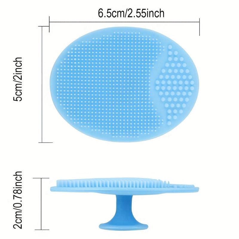 2 Pack Silicone Face Scrubber Soft Scrubbies Facial Exfoliator