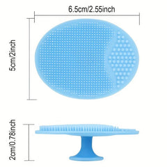 2 Pack Silicone Face Scrubber Soft Scrubbies Facial Exfoliator