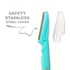 Facial Hair Remover Tool Eyebrow Shaper Stainless Steel Blade 3 Pcs