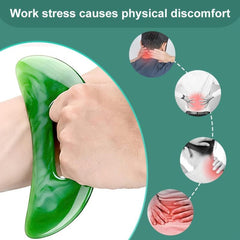 Gua Sha Massage Tool With Handle for Body Back Neck Face Leg Massage