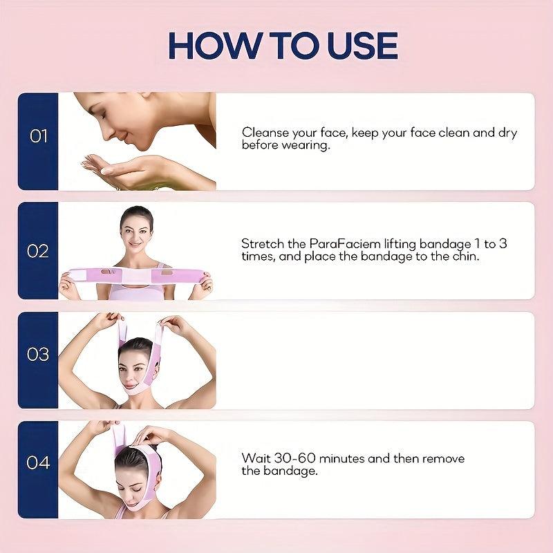 Double Chin Reducer V Shaped Slimming Face Mask Anti Wrinkle Face Mask