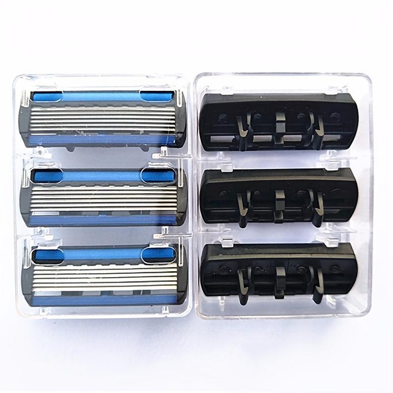Portable Travel Razor with 6pc Six Layer Head