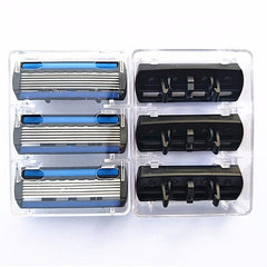 Portable Travel Razor with 6pc Six Layer Head