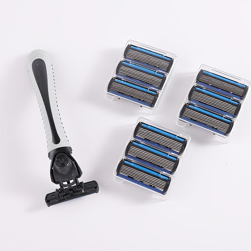 Portable Travel Razor with 6pc Six Layer Head