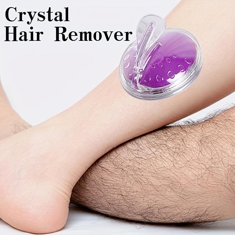 Portable Hair Removal Epilator with Handle Exfoliates Skin and Removes Body Hair