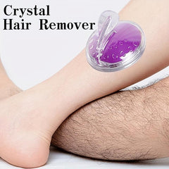 Portable Hair Removal Epilator with Handle Exfoliates Skin and Removes Body Hair
