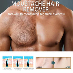 Men's Hair Removal Cream - Gentle and Effective Body Hair Remover