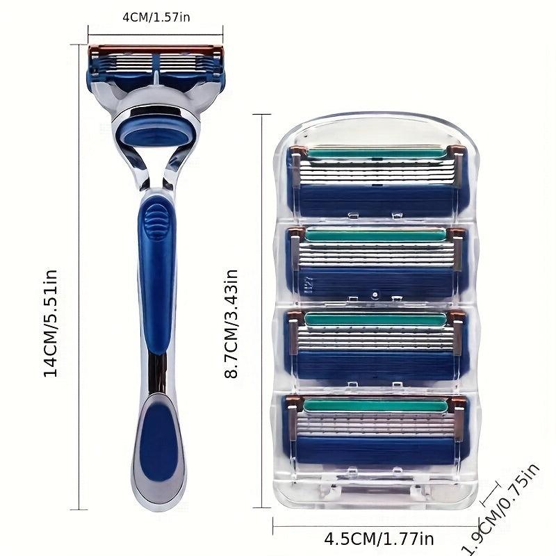 Manual Safety Razor Classic Shaving Razor Shaving Set Stainless Steel Blades