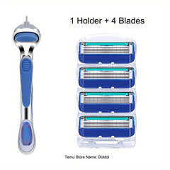 Manual Safety Razor Classic Shaving Razor Shaving Set Stainless Steel Blades