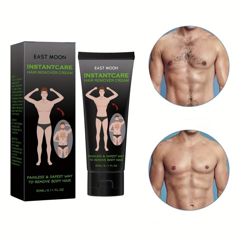 Men's Hair Removal Cream Gentle Non-Irritating for Armpits Legs Arms Chest 60ml