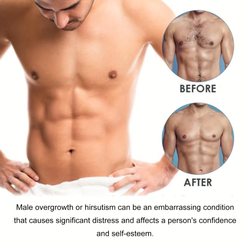 Men's Hair Removal Cream Gentle Non-Irritating for Armpits Legs Arms Chest 60ml