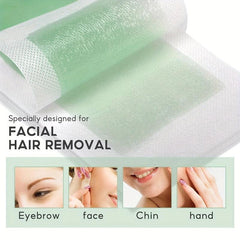 40 Pcs Wax Paper Hair Removal Cream & Beard Wax Removal Wipes