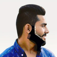 Beard Shaping Set with Razor and Scissors