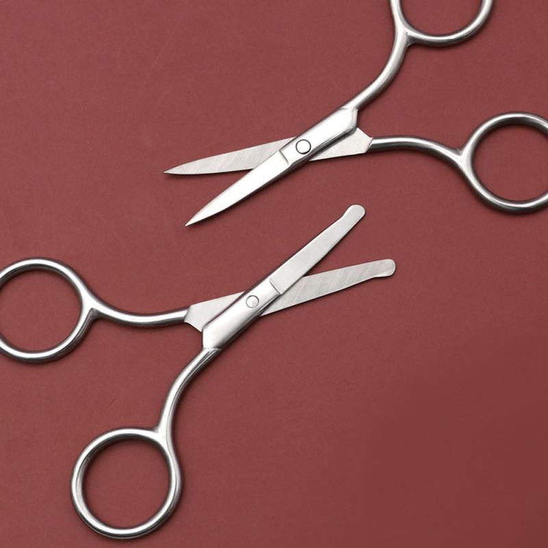 Men's Facial Hair Scissors - Stainless Steel Trimming Tool
