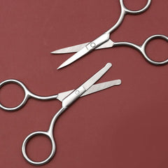 Men's Facial Hair Scissors - Stainless Steel Trimming Tool