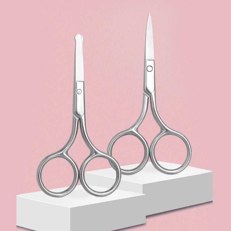 Men's Facial Hair Scissors - Stainless Steel Trimming Tool