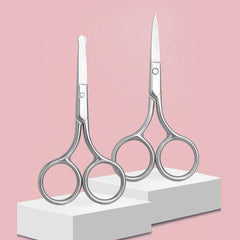 Men's Facial Hair Scissors - Stainless Steel Trimming Tool
