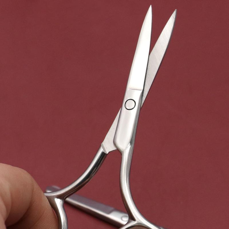 Men's Facial Hair Scissors - Stainless Steel Trimming Tool