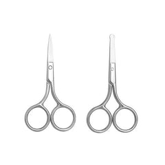 Men's Facial Hair Scissors - Stainless Steel Trimming Tool