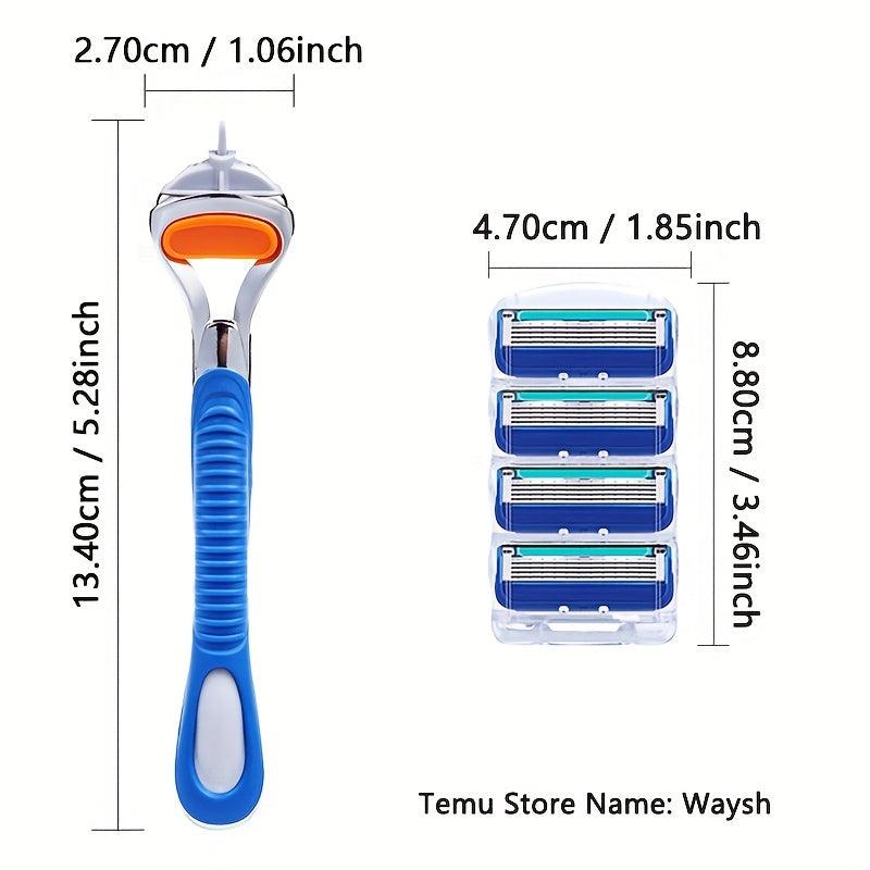 5 Layers Manual Safety Razor Shaving Set for Men and Women