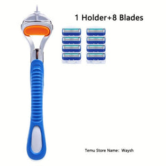 5 Layers Manual Safety Razor Shaving Set for Men and Women