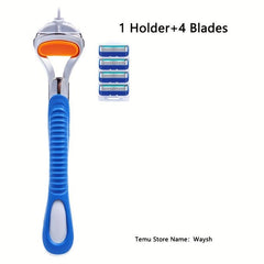 5 Layers Manual Safety Razor Shaving Set for Men and Women
