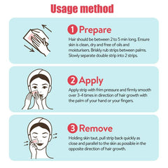 Hair Removal Wax Strip for Leg Armpit Lip Gentle Hair Inhibitor