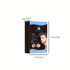 Wax Strips Hair Removal Portable Depilatory Wax Paper 30 Pcs