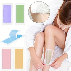 10pcs Lip Hair Removal Wax Strips Hypoallergenic All Skin Types