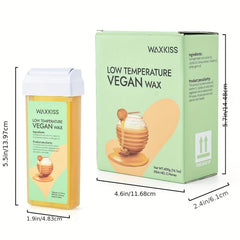 Waxkiss Roll On Wax Refill Low Temp Honey Wax Cartridge, Hair Removal 4 Pack