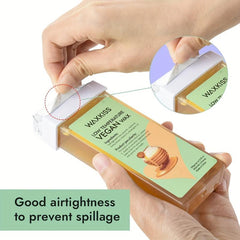 Waxkiss Roll On Wax Refill Low Temp Honey Wax Cartridge, Hair Removal 4 Pack