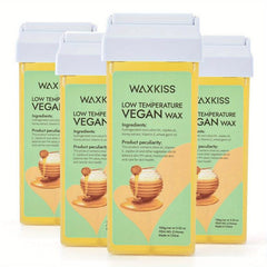 Waxkiss Roll On Wax Refill Low Temp Honey Wax Cartridge, Hair Removal 4 Pack