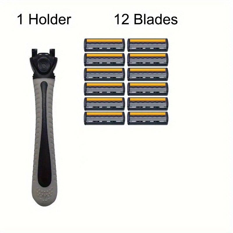 Plastic Safety Razor with Anti-Slip Handle for Men and Women