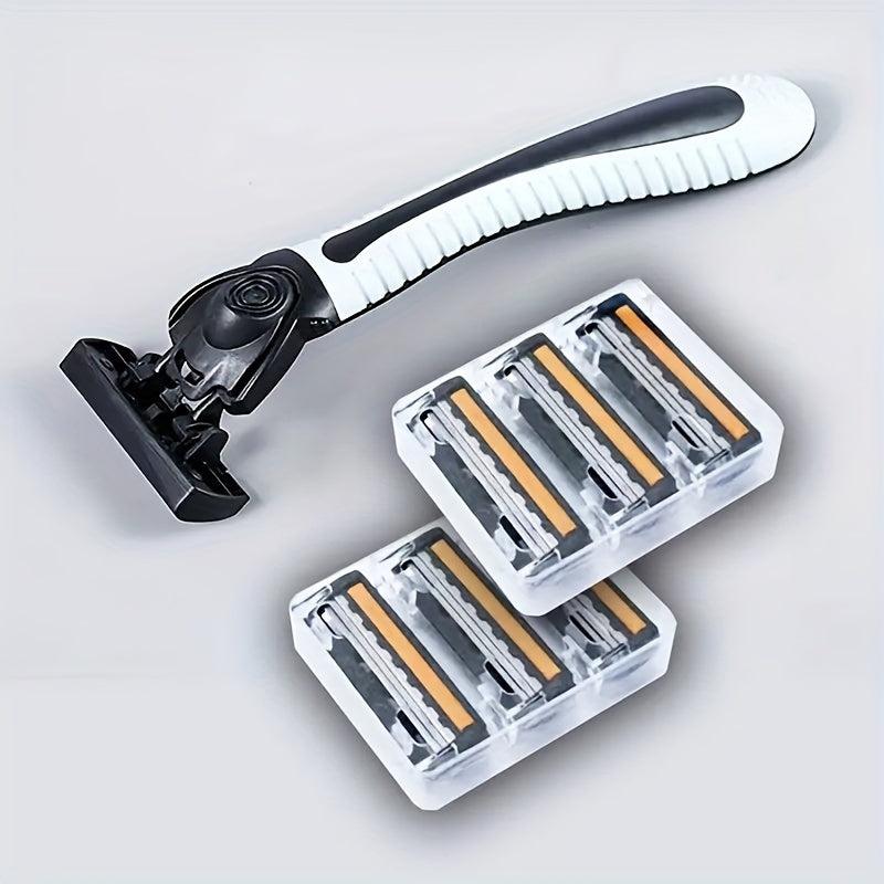 Plastic Safety Razor with Anti-Slip Handle for Men and Women