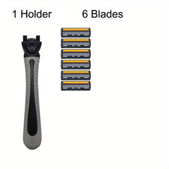 Plastic Safety Razor with Anti-Slip Handle for Men and Women