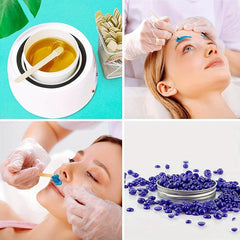 400 Natural Wooden Wax Sticks for Hair Removal and Smooth Skin
