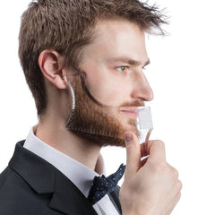 Men's Beard Styling Template Beard Comb for Shaping and Care