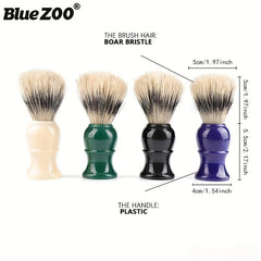 Hand Crafted Shaving Brush Plastic Handle Hair Salon Neck Sweep Brush