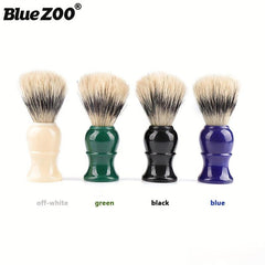 Hand Crafted Shaving Brush Plastic Handle Hair Salon Neck Sweep Brush