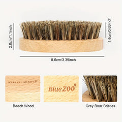 Portable Beard Styling Brush for Men and Women