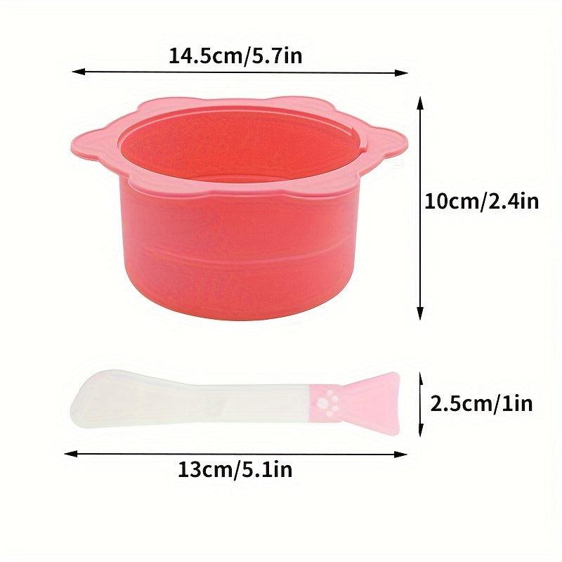2 Silicone Warm Wax Bowls Reusable Warm Wax Silicone Pads With Scrapers