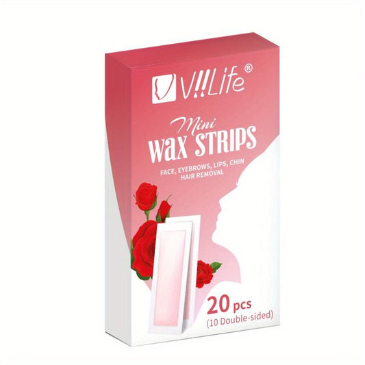 Painless Rose Wax Strips for Hair Removal for Women and Men