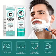 Men's Natural Shaving Cream Softens Beard for Easy Shaving
