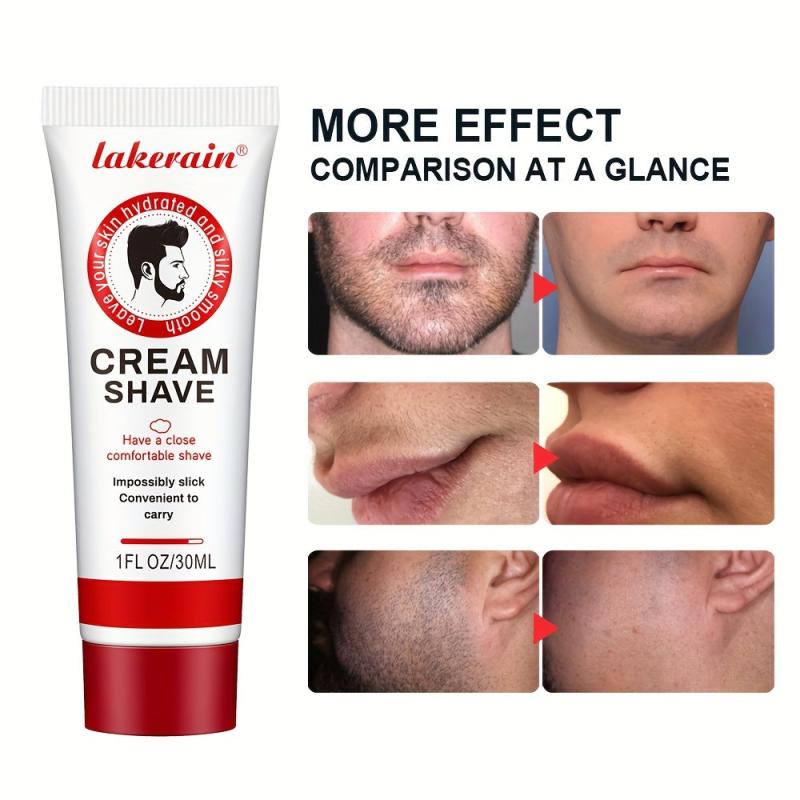 Men's Natural Shaving Cream Softens Beard for Easy Shaving