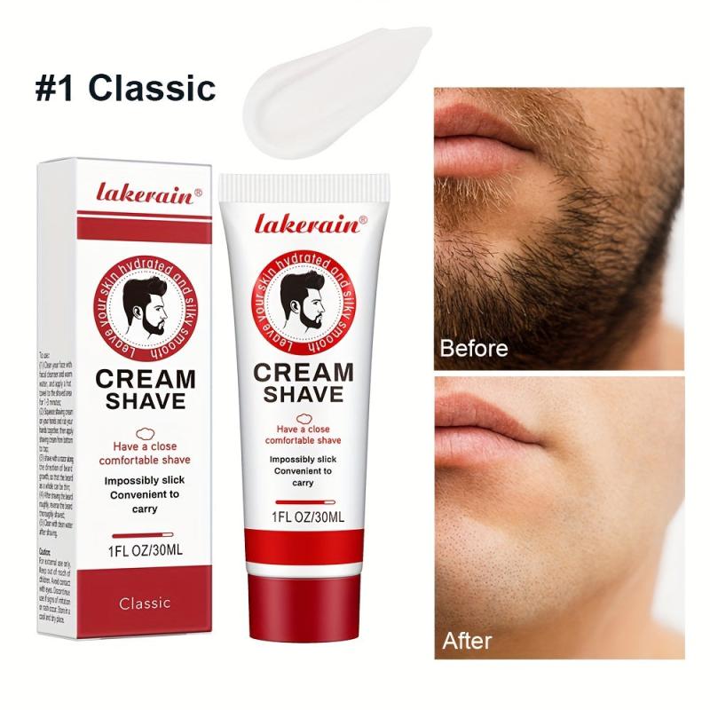 Men's Natural Shaving Cream Softens Beard for Easy Shaving