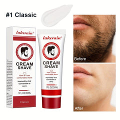 Men's Natural Shaving Cream Softens Beard for Easy Shaving