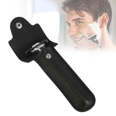 Leather Razor Safety Cover Double Edge Protector Case Barber Razor Sheath