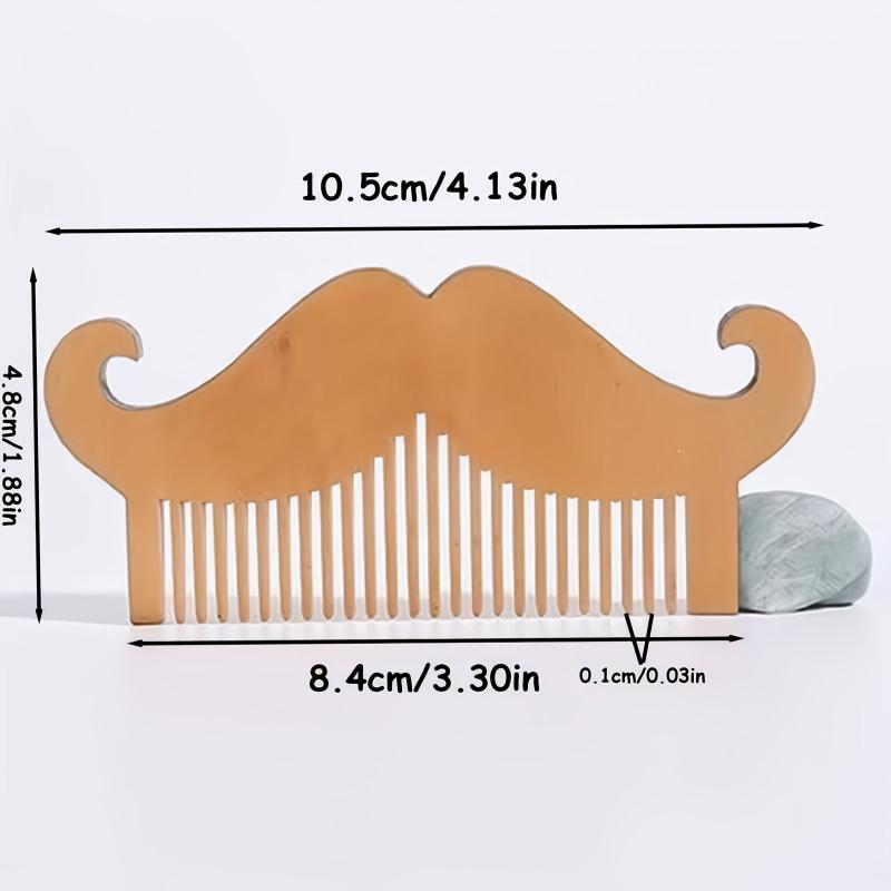 1PC Beard Comb Anti Static And Unentangled With Beard Shape