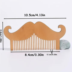 1PC Beard Comb Anti Static And Unentangled With Beard Shape