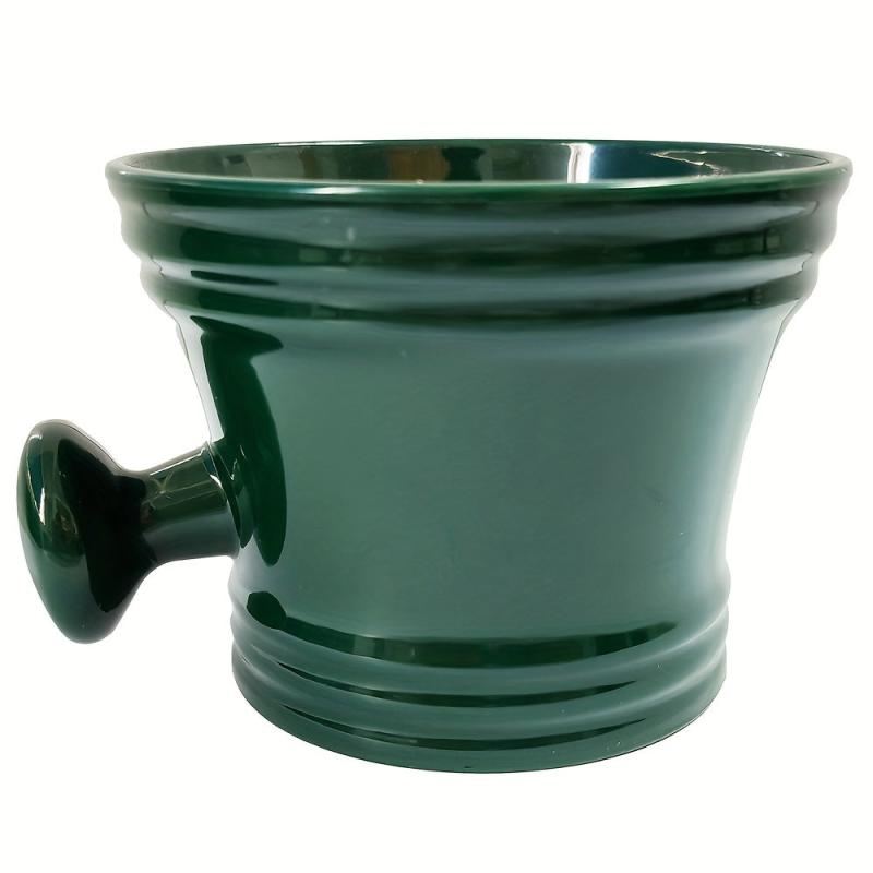 Men's Plastic Shaving Bowl With Handle Soap Bowl Hairdressing Cleaning